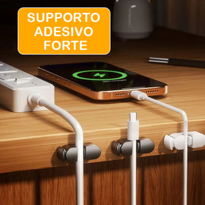 🌟Essenziali per la famiglia🎁Organizzatore per cavi a molla