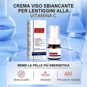 Crema sbiancante e anti-lentiggini alla vitamina C