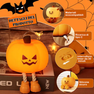 🎃Luce notturna a forma di zucca