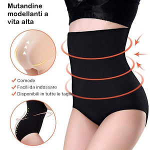 Mutandine modellanti a vita alta contenitive
