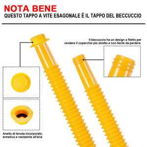 Beccuccio di ricambio migliorato per bombolette di gas