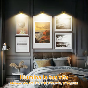 Lampada magnetica per quadri, 13 modalità di illuminazione