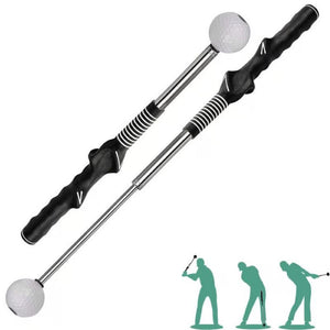 Mazza telescopica, ausilio retrattile per l'allenamento dello swing nel golf