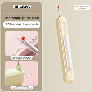 Infila ago e avvolgitore 2 in 1