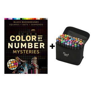 🎨100 puzzle da colorare con i numeri: fantastico libro da colorare