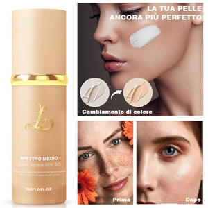 Fondotinta liquido 4 in 1 che cambia colore