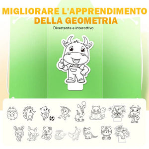 👶✨Libro di apprendimento della geometria 3D
