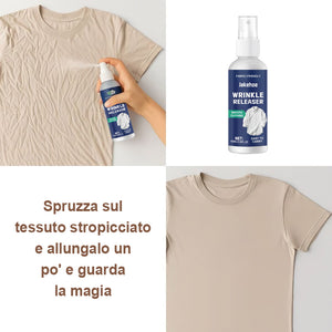 Spray antirughe per vestiti