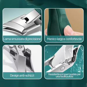 Set tagliaunghie con apertura ampia
