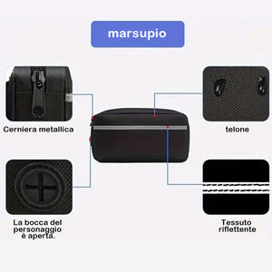 🔥Guinzaglio per cani a mani libere con custodia con cerniera