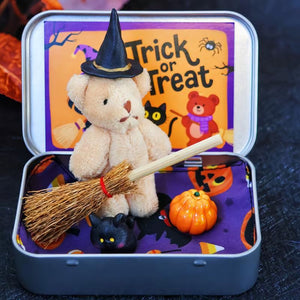 🎃🧸Scatola regalo con grazioso orsetto di Halloween🌟👻