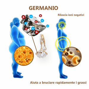 Orecchini al germanio disintossicante per terapia magnetica