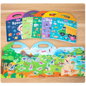 🔥Libro di adesivi riutilizzabili - Tieni i bambini lontani dai dispositivi!✨