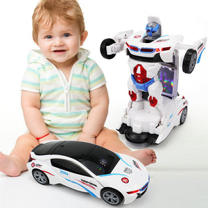 Giocattolo per auto robot a trasformazione automatica