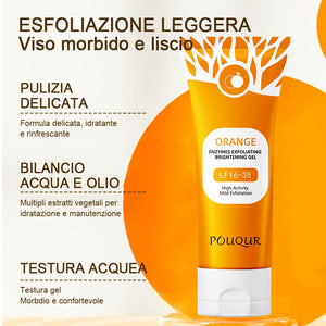 Gel esfoliante agli enzimi d'arancia