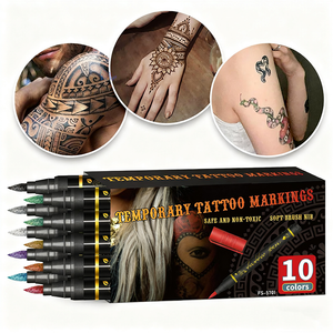 Set di penne per tatuaggi temporanei