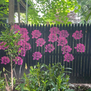 💐Modello per fiori grandi per recinzione da giardino🌻Decorazione fai da te