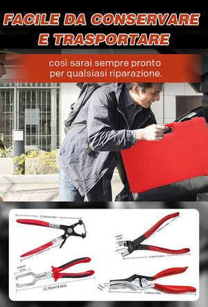 Set di 4 strumenti per scollegare i connettori elettrici