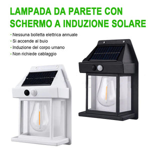 Applique solare al tungsteno per esterni