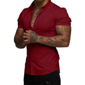 Camicia slim fit – 4-Way Flex, antipiega e adatta dall'ufficio alla palestra