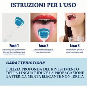 Kit gel detergente probiotico per la lingua
