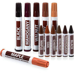 Kit riparazione superficie legno (6/8 colori)