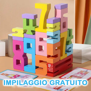 Giocattoli di blocchi di costruzione matematici