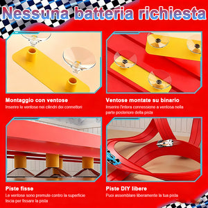 Set di giocattoli fai da te con pista flessibile