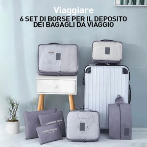 Borsa portaoggetti per smistamento vestiti Set da 6/7 pezzi