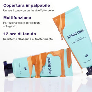 Crema tutto in uno: idratante, correttore e correttore 💧✨ Leggera e waterproof
