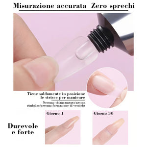 Set di colla solida magica per unghie Set manicure 3 in 1