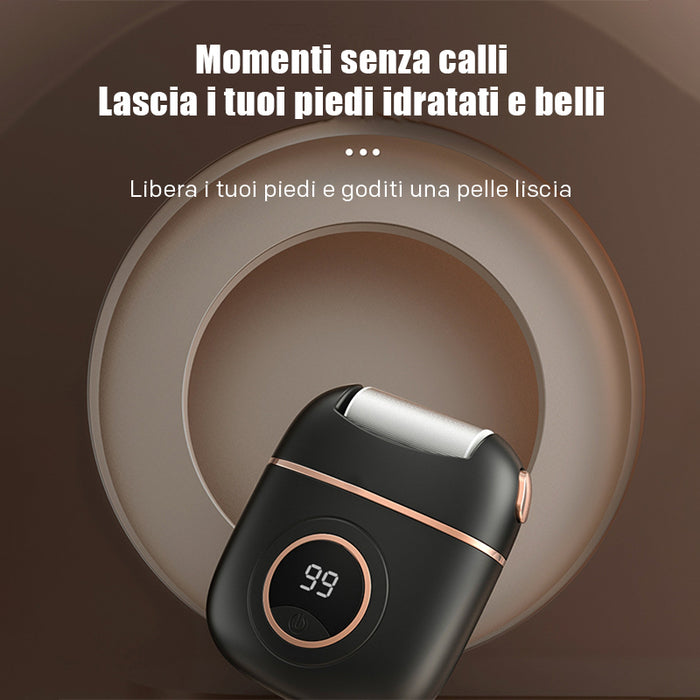 Levigatrice digitale elettrica per piedi
