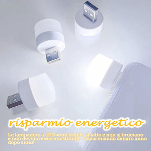 Mini luci USB (4 pezzi)