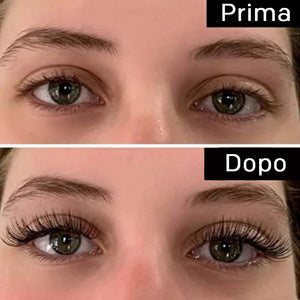 Ciglia magnetiche riutilizzabili con applicatore