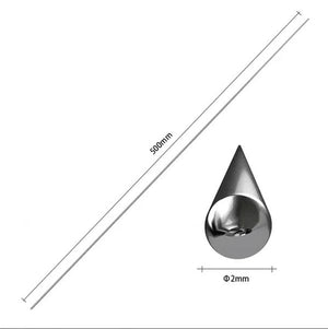 Saldatura di soluzione con bacchette animate