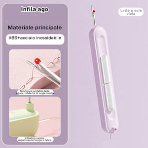 Infila ago e avvolgitore 2 in 1