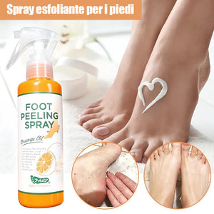 Spray esfoliante per i piedi migliora la pelle ruvida adatto a tutto il corpo