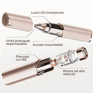 Tagliacapelli elettrico per sopracciglia 2 in 1