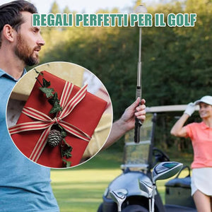 Mazza telescopica, ausilio retrattile per l'allenamento dello swing nel golf