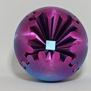 Sfera rotante con ingranaggio 3D