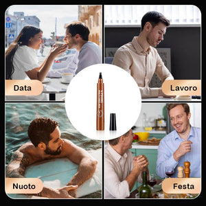 Matita per sopracciglia naturale waterproof a quattro punte ultra-fine