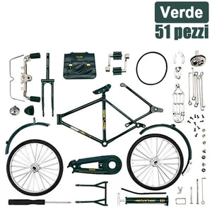 ✨2025🚴Mini bici in lega fai da te🎁