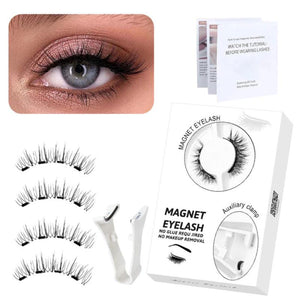 Ciglia magnetiche riutilizzabili con applicatore