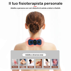 Mini massaggiatore portatile per spalle, collo e vita