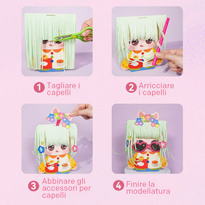 Kit per acconciature creative