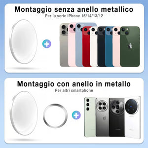 Specchio per selfie magnetico