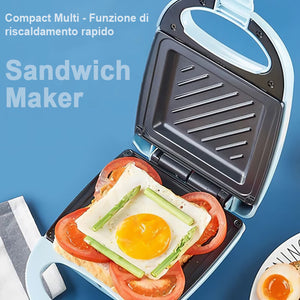 Piastra per sandwich multifunzione a riscaldamento rapido