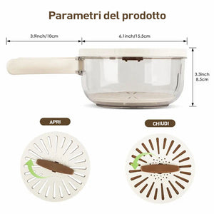 Scolapasta da cucina 3 in 1