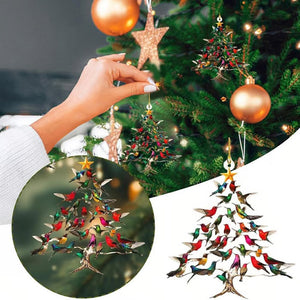 🔥🐦🎄Decorazione natalizia a forma di colibrì✨