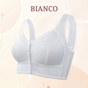 Nuovo reggiseno traspirante elastico con chiusura frontale per anziani